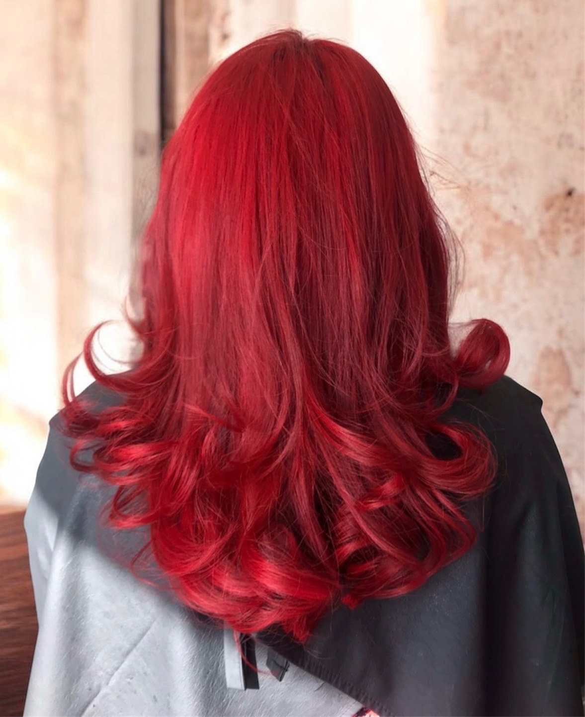 Finished blow-dry style 2