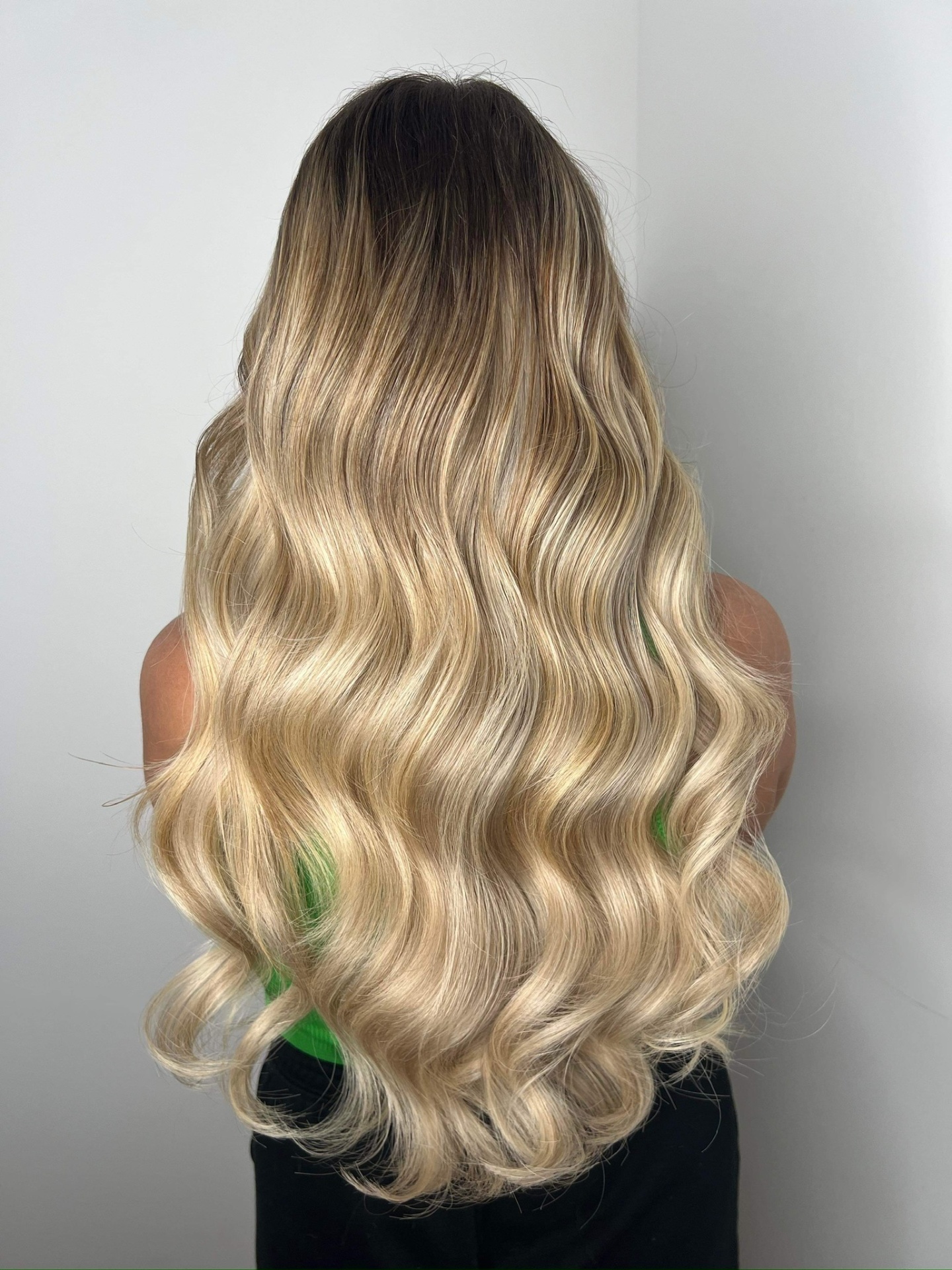 After — hair extensions transformation 8