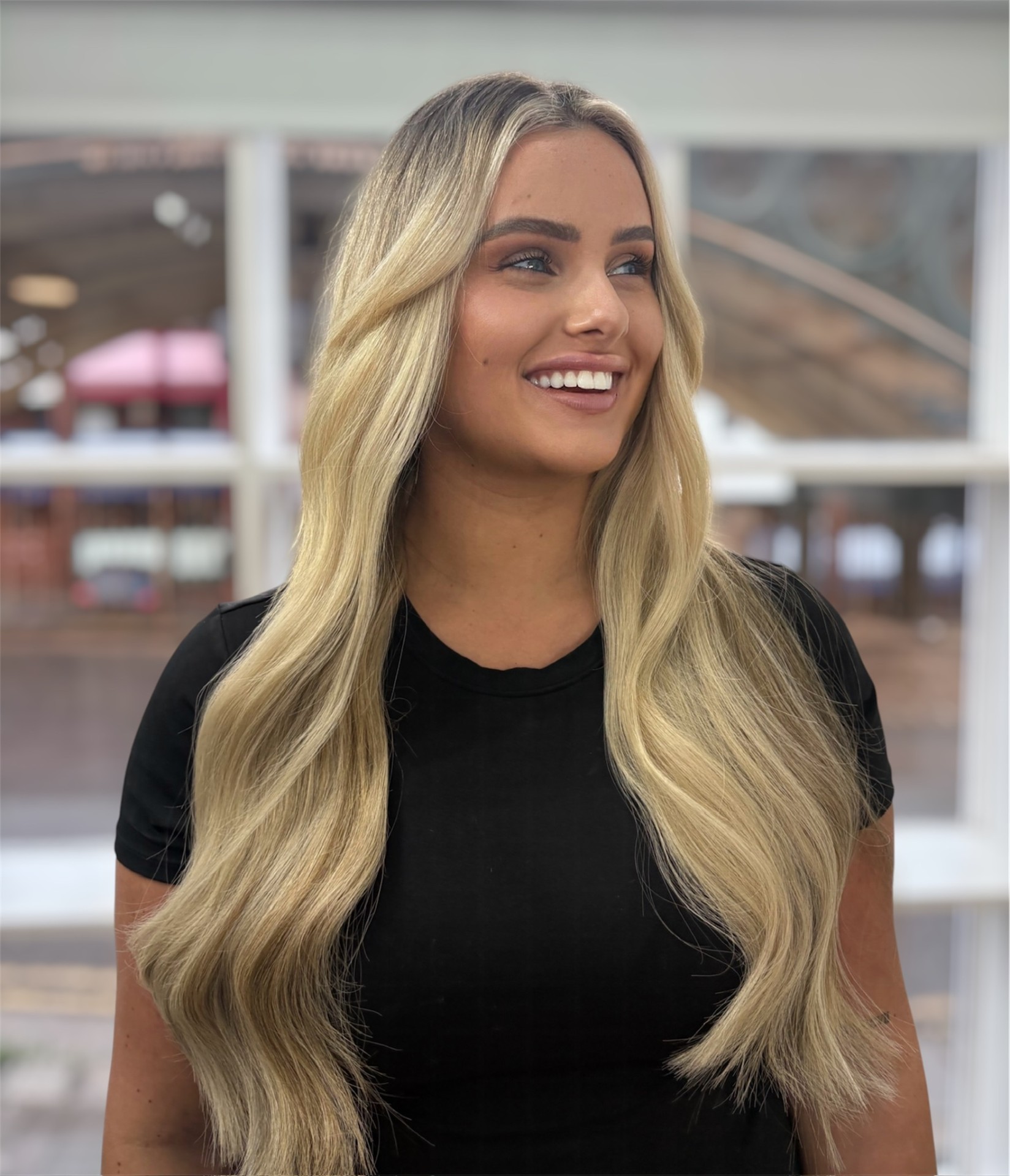 After — hair extensions transformation 10