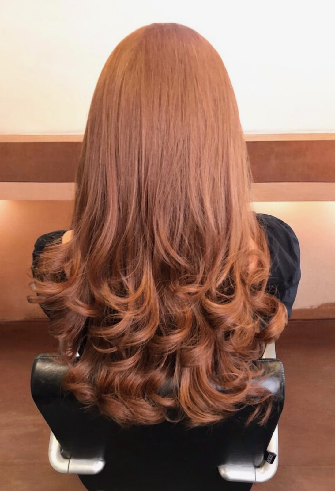 Finished blow-dry style 5