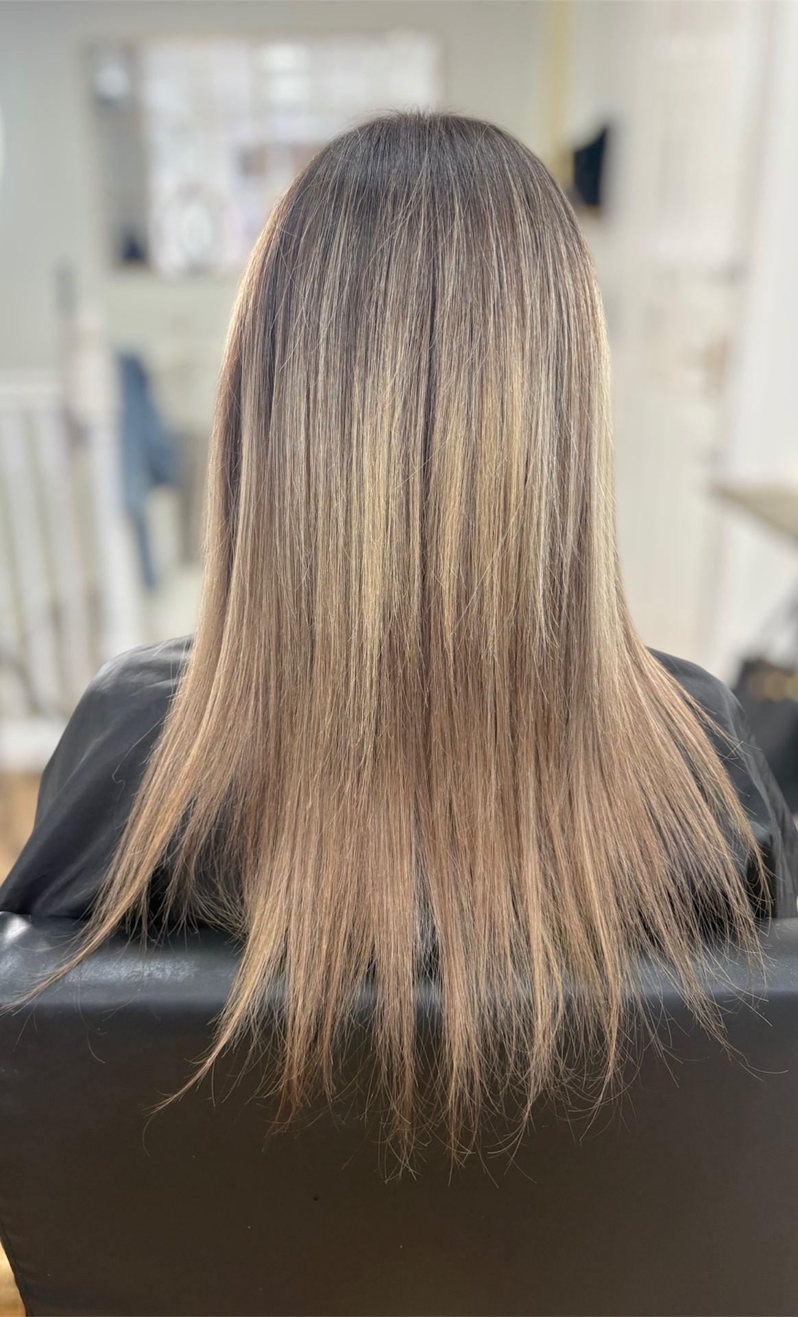 Before — hair extensions transformation 9