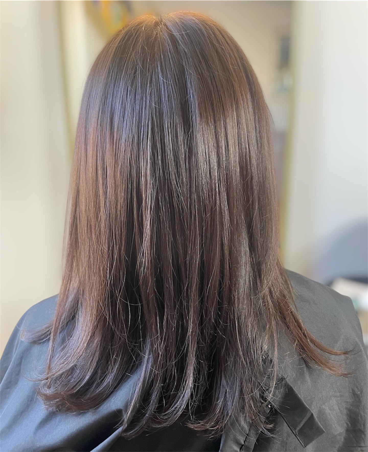 Before — hair extensions transformation 1