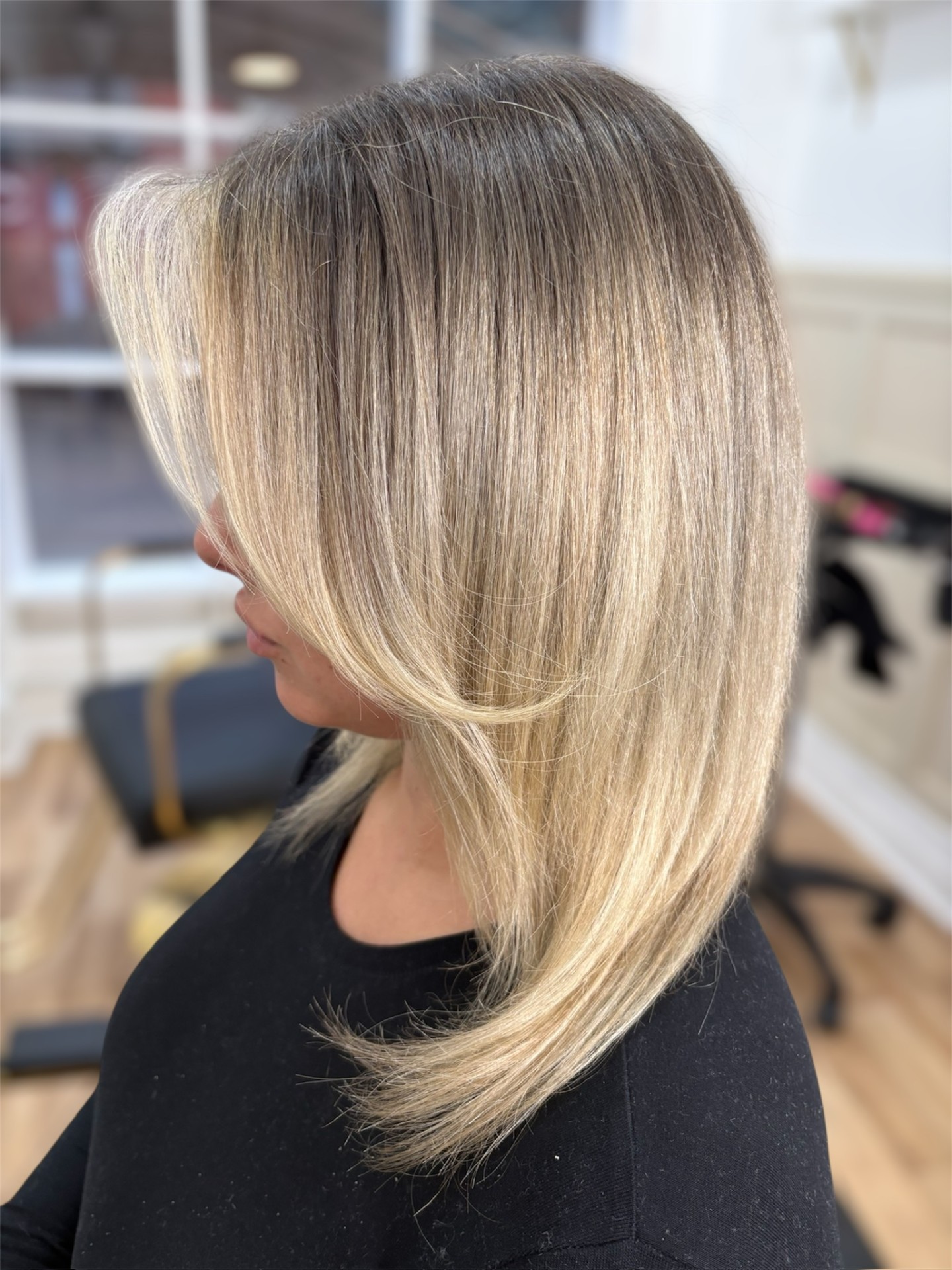 Before — hair extensions transformation 10