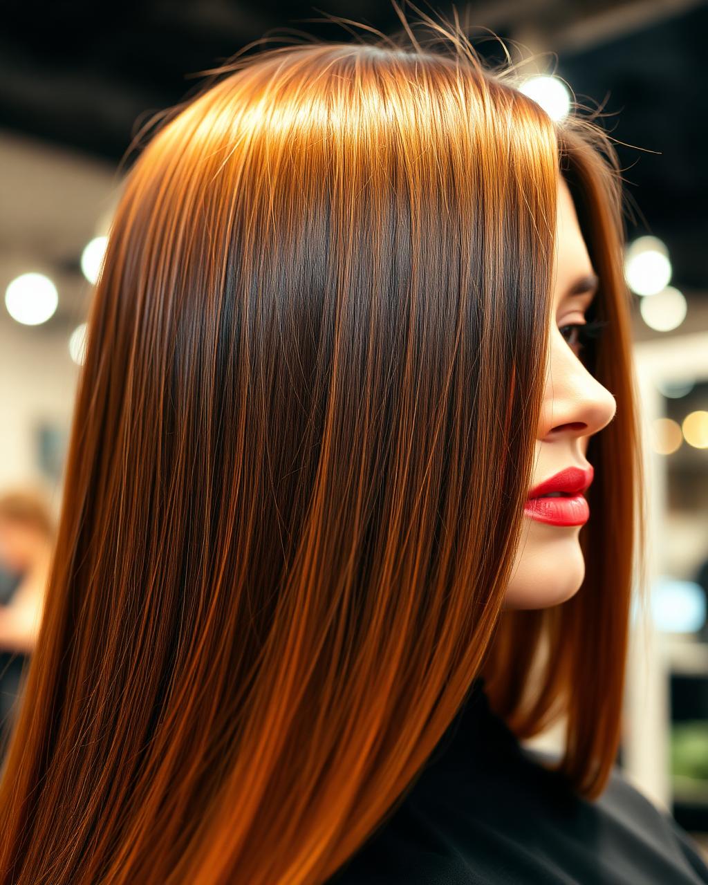 Sleek blow-dry
